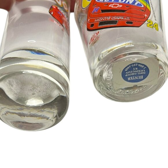 Jeff Gordon Shot Glass Lot of 2 Tall Short NASCAR #24 - Picture 3 of 4